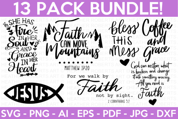 Christian SVG Bundle 2: A Comprehensive Resource for Digital Designers