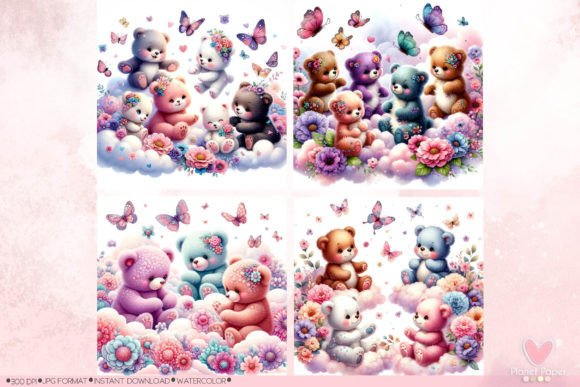 Colorful Little Bears – Collage: A Playful Typeface for Bold Branding