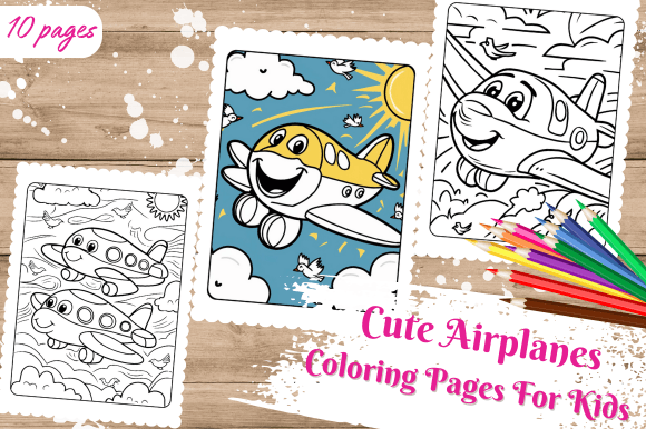 Cute Airplanes Coloring Pages for Kids: A Strategic Tool for Creativity and Learning