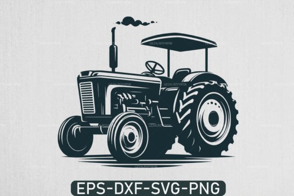 Designing with Farm Tractor Silhouette SVG and Tractor SVG Graphics