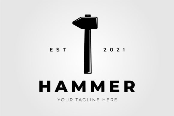 Forging Hammer Blacksmith Isolated Logo: Crafting a Visual Identity Rooted in Strength and Tradition
