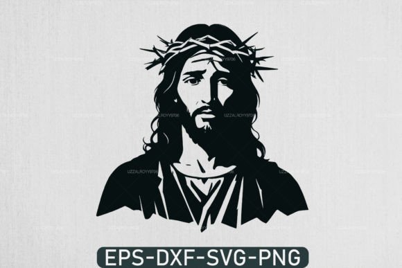 Jesus Christ Crown of Thorns Cross SVG: Sacred Symbolism Meets Modern Design
