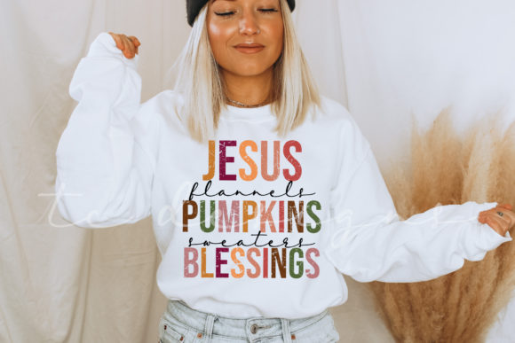 Jesus Fall Sublimation Graphic