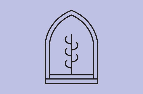 Line Art Tree with Emblem Line Icon: A Versatile Design Element for Visual Communication