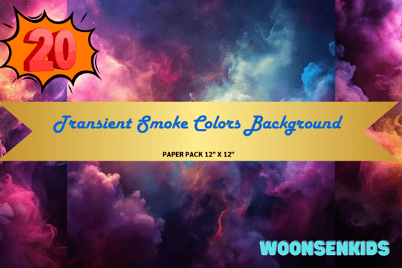 New Transient Smoke Colors Background