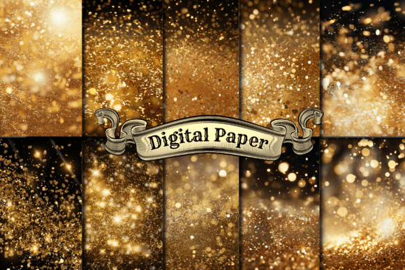 Sparkling Gold Glitter: Beauty and Versatility
