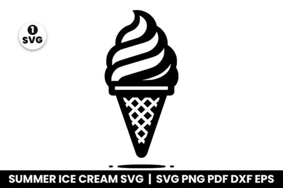 Summer Ice Cream Sublimation SVG
