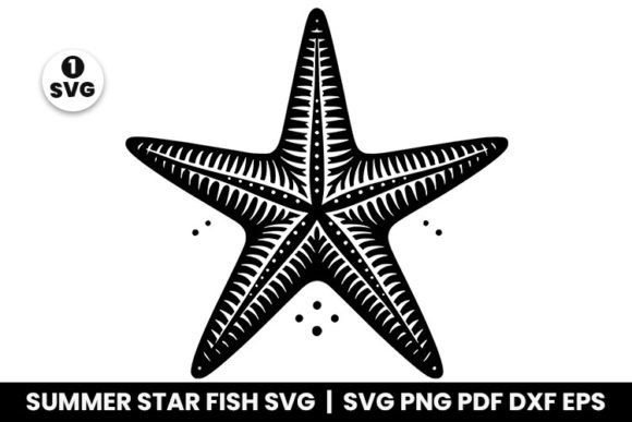 Summer Star Fish Sublimation SVG: A Creative and Practical Choice for Custom Designs