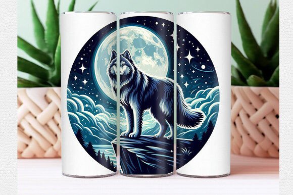 The Art and Appeal of the Cute Wolf Tumbler Wrap in Functional Design