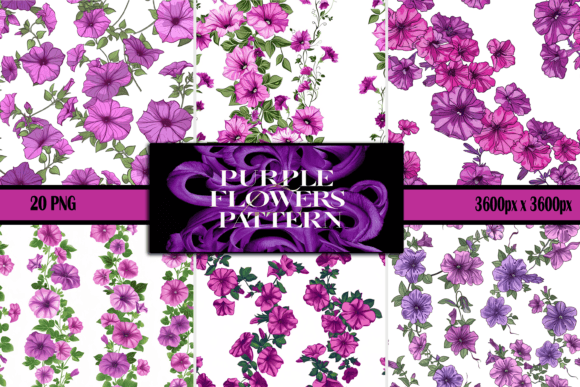 The Beauty and Significance of Purple Flowers Pattern