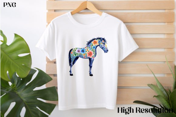 The Rise of Floral Horse Clipart: A Fusion of Nature, Art, and Digital Creativity