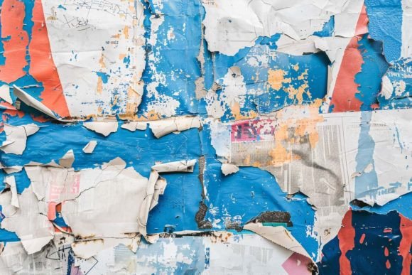 Torn Paper Collage Background for Creative Projects
