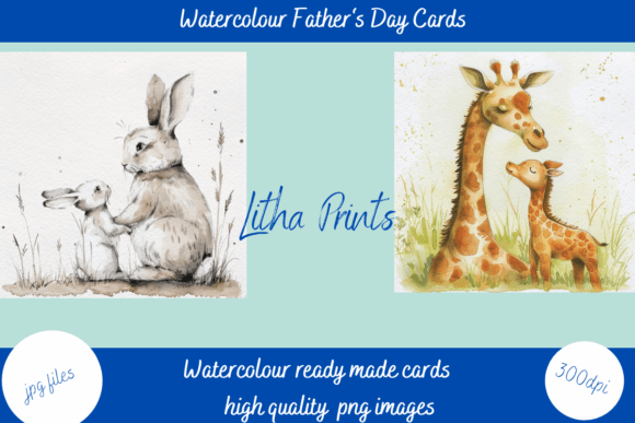 Watercolour Father’s Day Cards: A Strategic Tool for Thoughtful Communication and Creative Branding